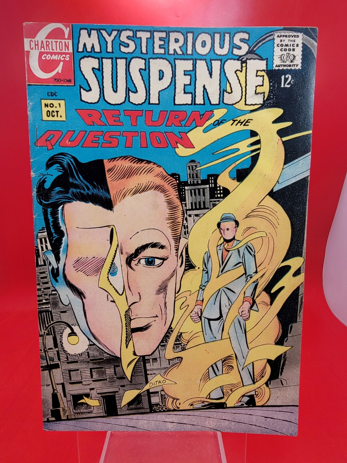 Mysterious Suspense #1 1st Solo Question Ditko Cover Charlton Publication 1968